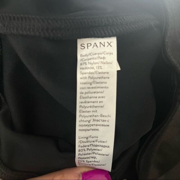 Spanx Faux Leather Leggings - Picture 9 of 9